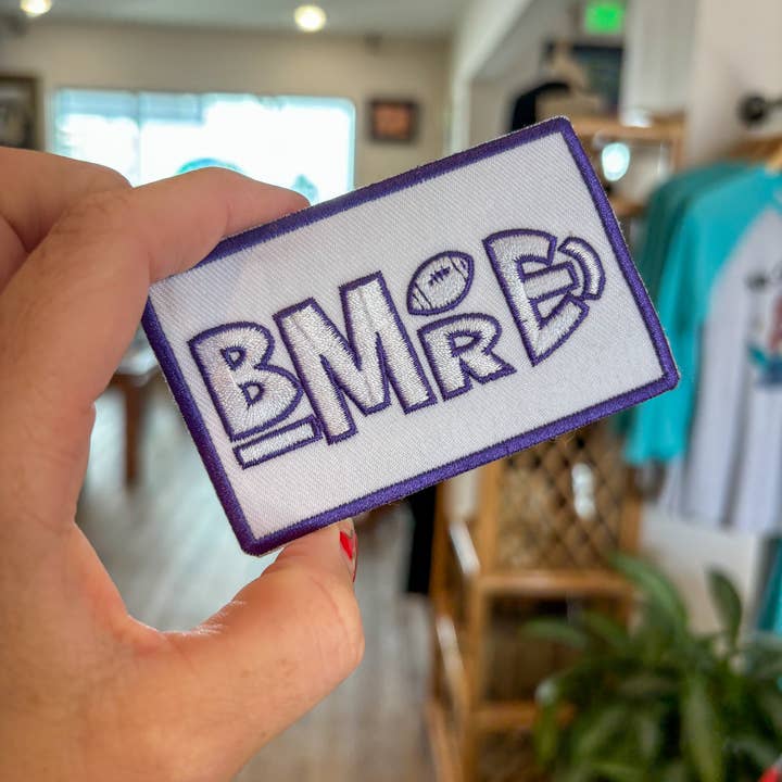 Love Your Mama Studios - Wholesale Patch - Baltimore Maryland Football Iron On Patch2