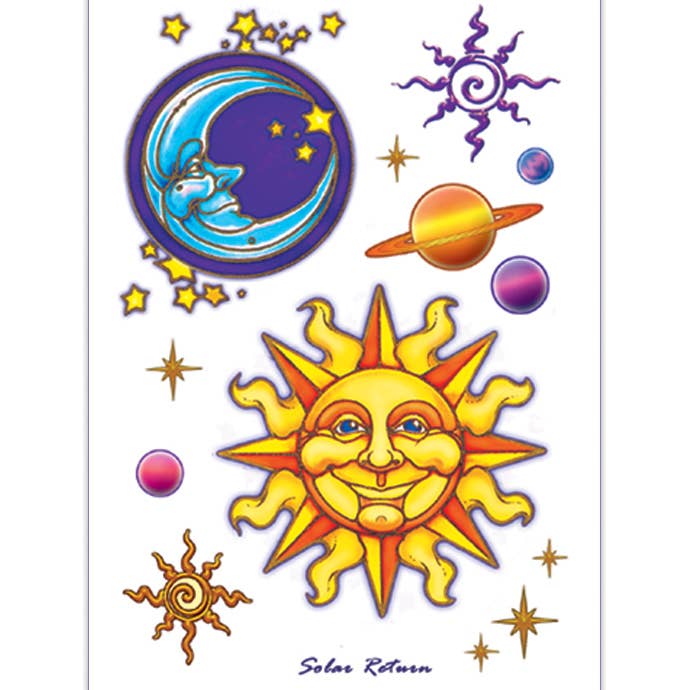 Tattoo Body Art Solar Return for wholesale by Mandala Arts