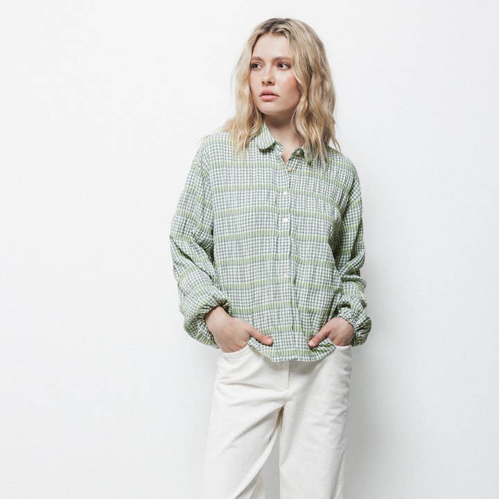 Checked Shirt (673750-189) for wholesale by Throttleman