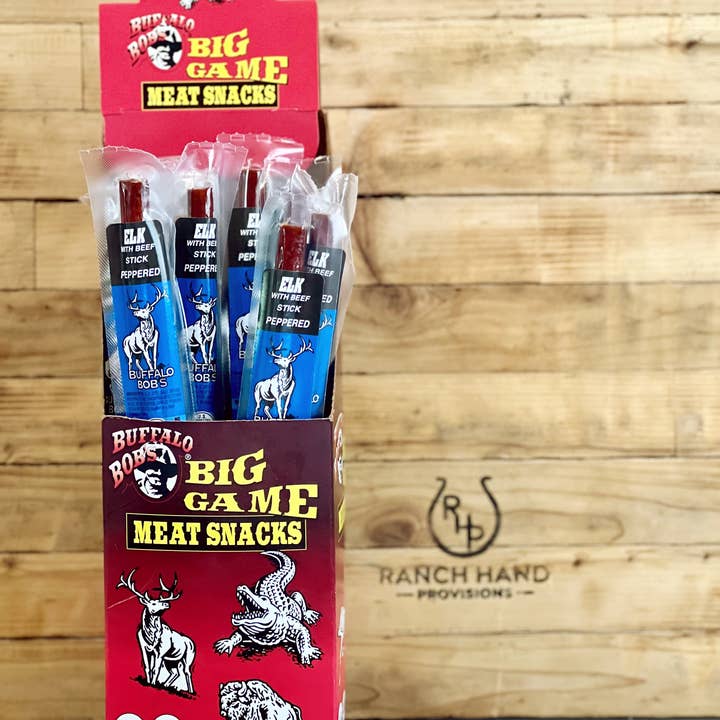 Ranch Hand Provisions - Wholesale Jerky - Peppered Elk Stick