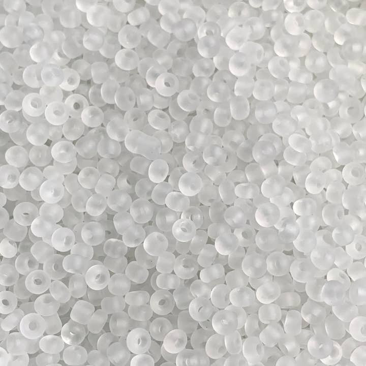 MaddieMayShop – wholesale Pärlor – 8/0 Frost glaspärlor