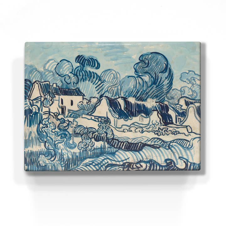 Lacktryck - Landskap med hus - Vincent van Gogh - 26 x 19.5 cm - LP203 för wholesale av Laqueprint