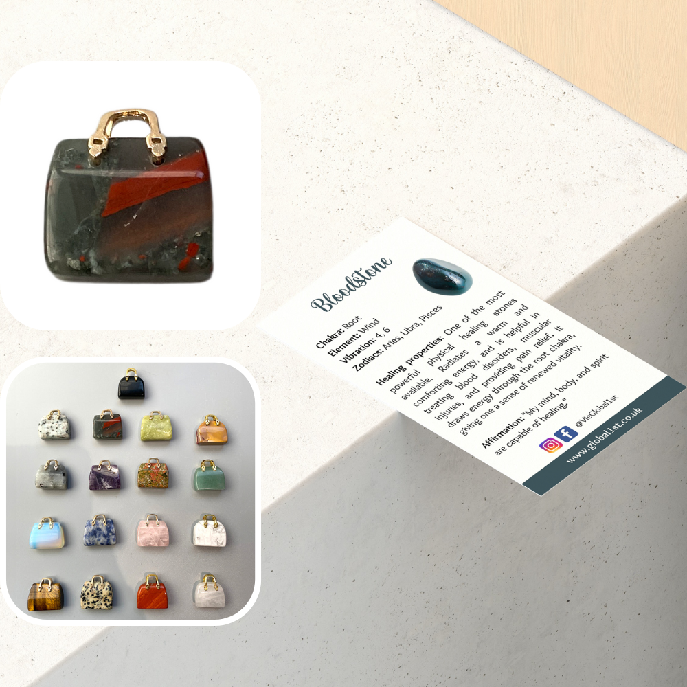 VIE - Wholesale Decorative Figurine - Mini Crystal Handbags, 2-2.5cm5