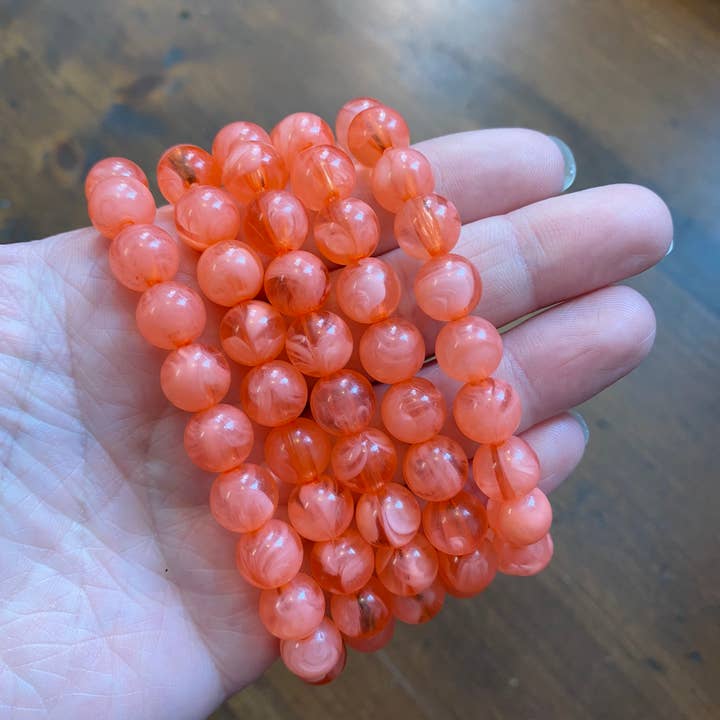 Coral - Set of 5 Stretch Bracelets for wholesale by Kate Simpson Designs