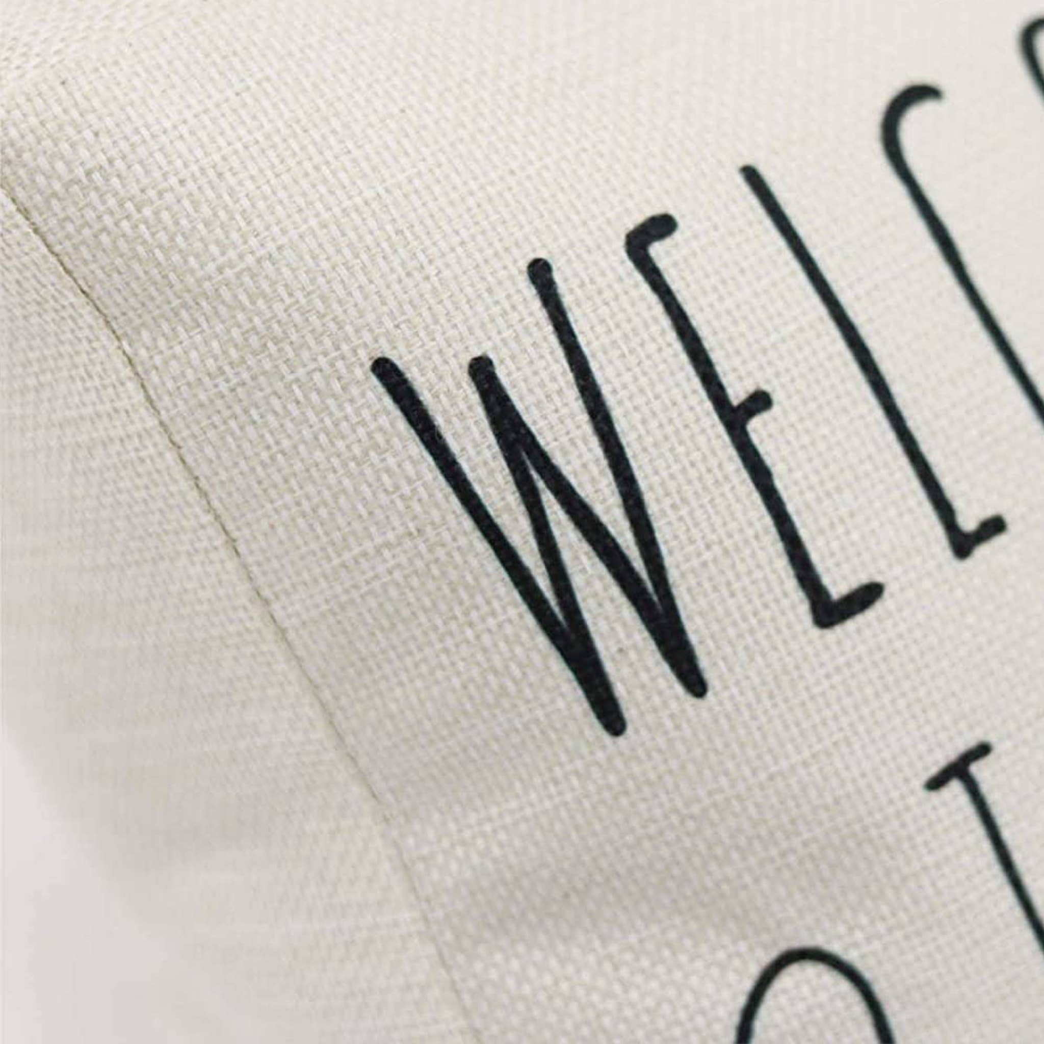 Paris Loft Inc – Engroshandel Dørstopper – Velkommen til vores hjem Dekorative Stof Door Prop4