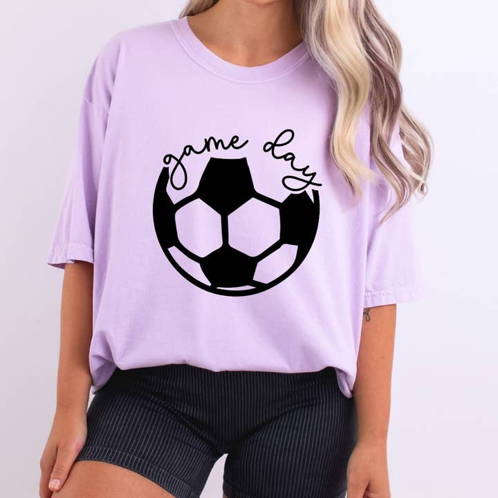 Trendy Tees Wholesale And Boutique - Wholesale T-shirt (graphic) – women's - Soccer Ball Game Day