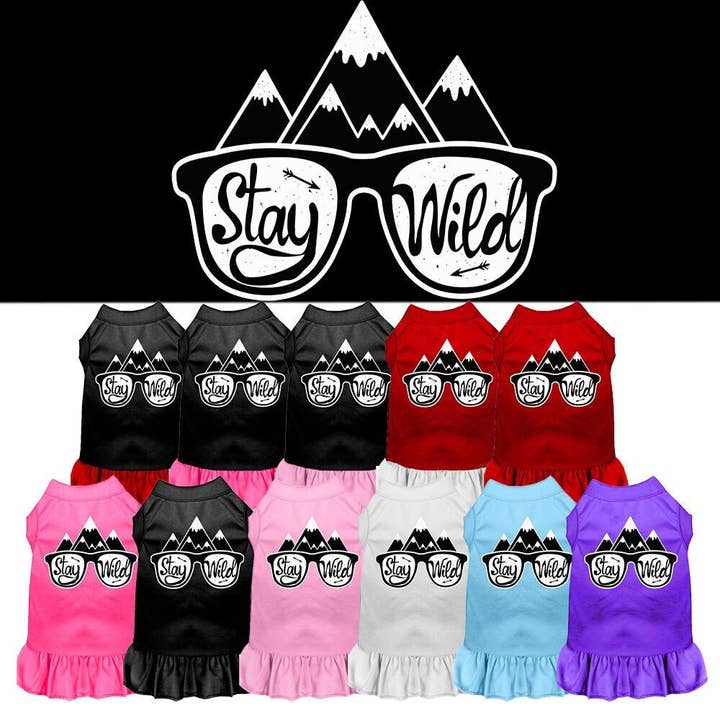 Pet Dress "Stay Wild" for wholesale by As You Wish Apparel