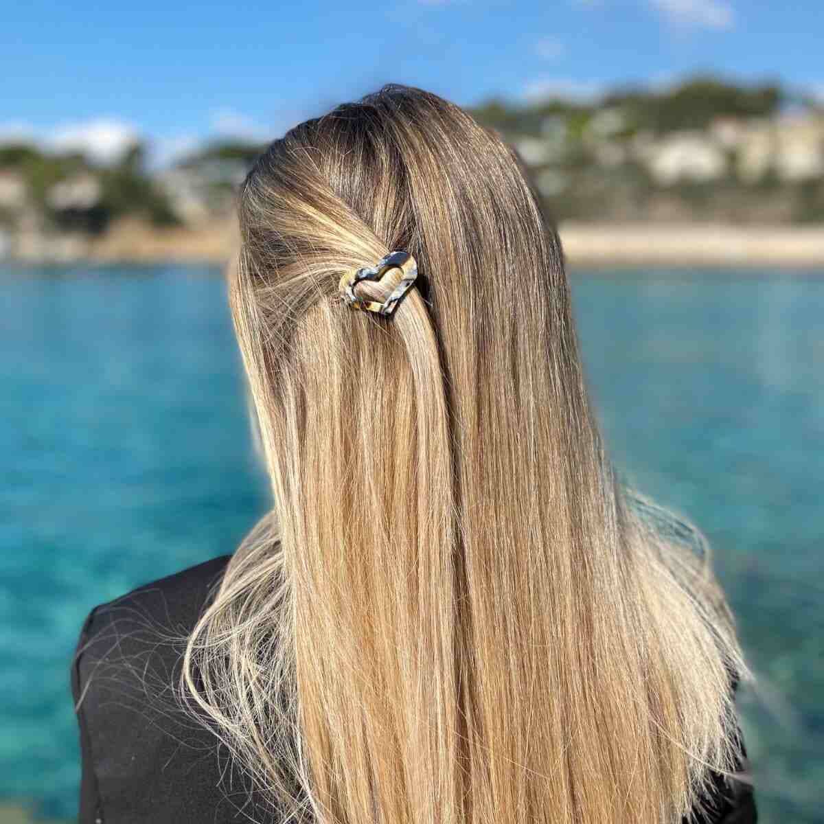 Pique et Pince - Vendita all'ingrosso Fermaglio per capelli - Donna - Fermaglio per capelli Rosa - Fatto a mano in Francia2