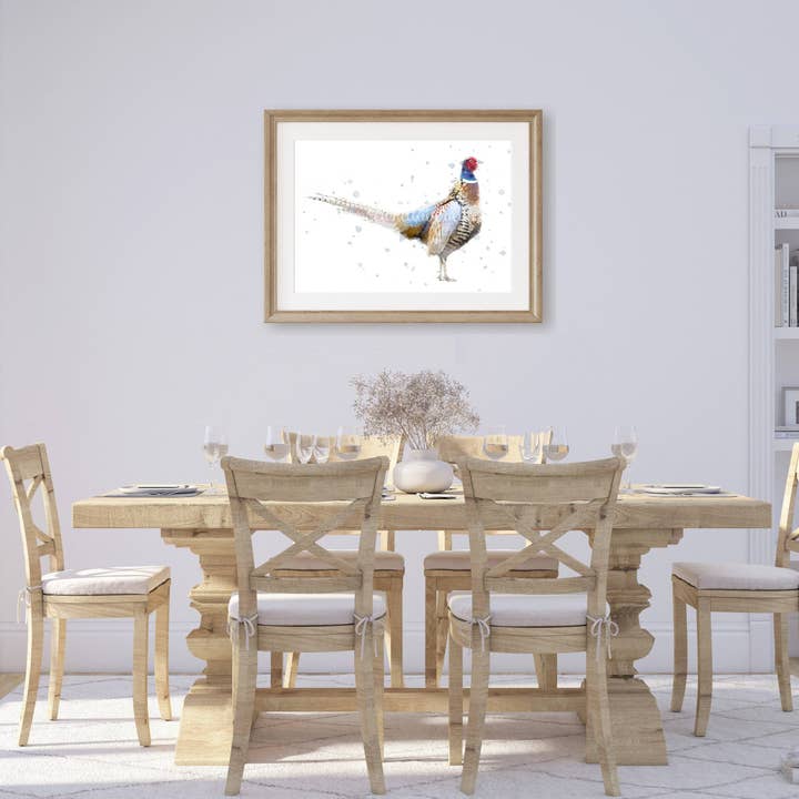 Florence & Lavender – wholesale Art print – ''Phillip'' - Pheasant Print2