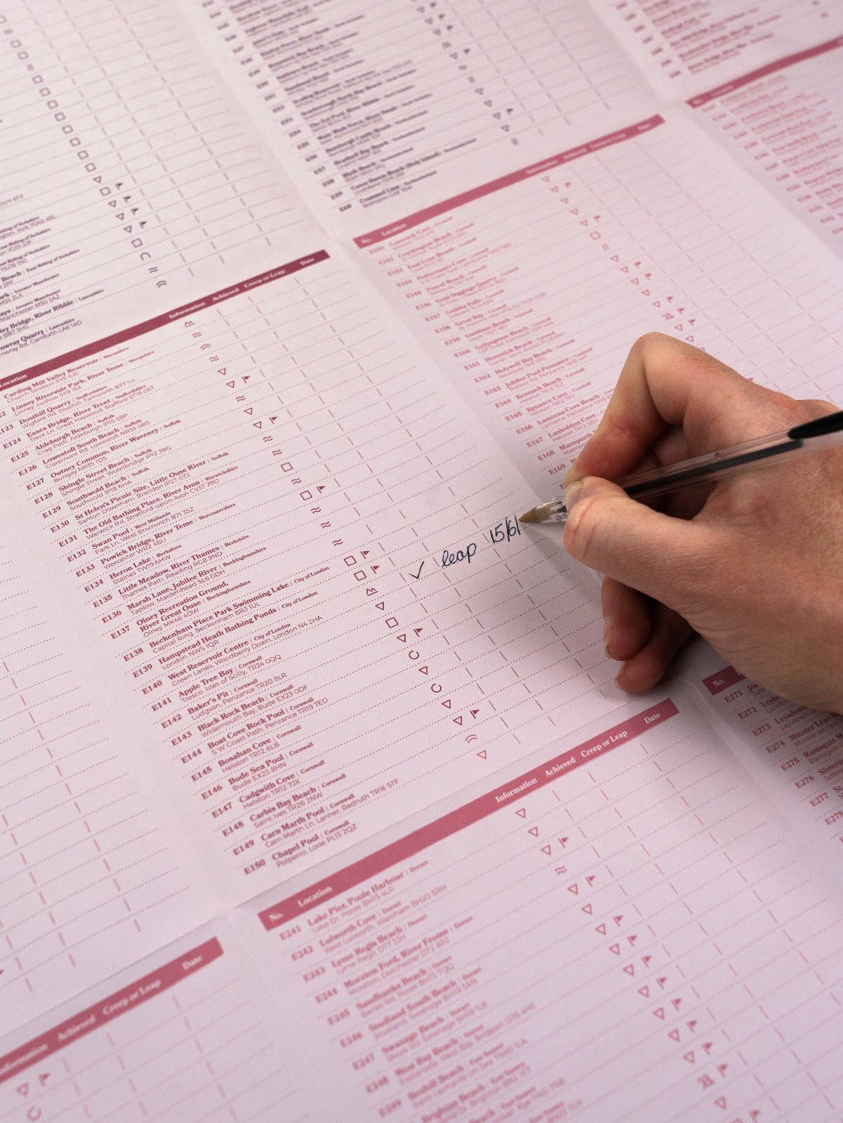 Salty Sisters – Transportation por atacado – Mapa de Natação de Inglaterra2