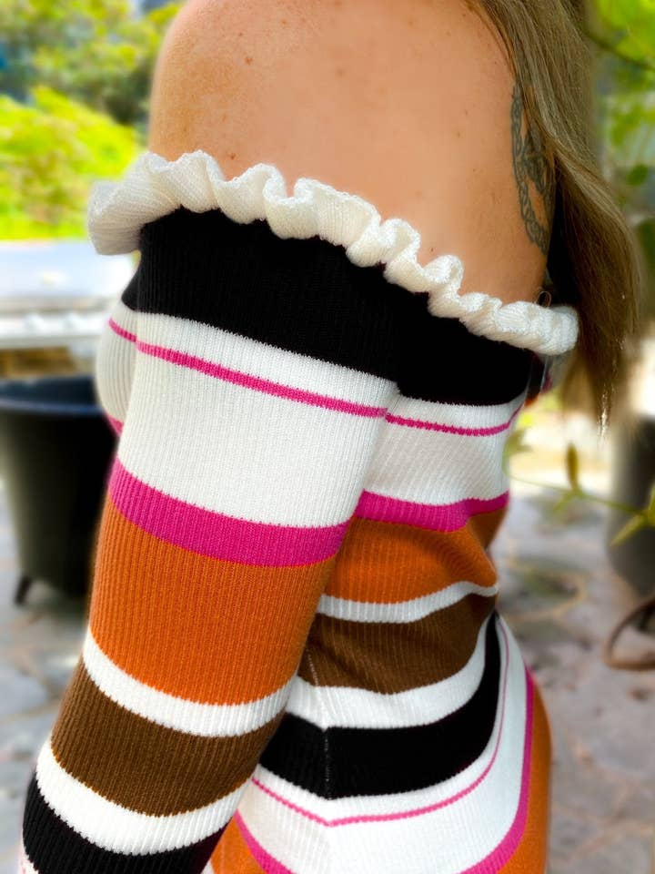 Girl Code Couture - Vente Robe – femme - Robe à épaules dénudées Oaklynn2