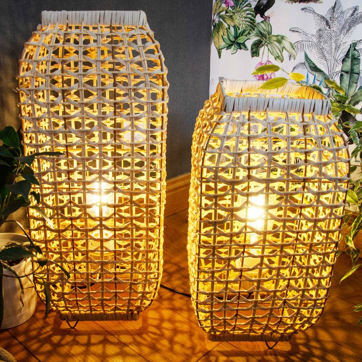C-Création – wholesale Accent/desk lamp – Amba PM natural rattan table lamp