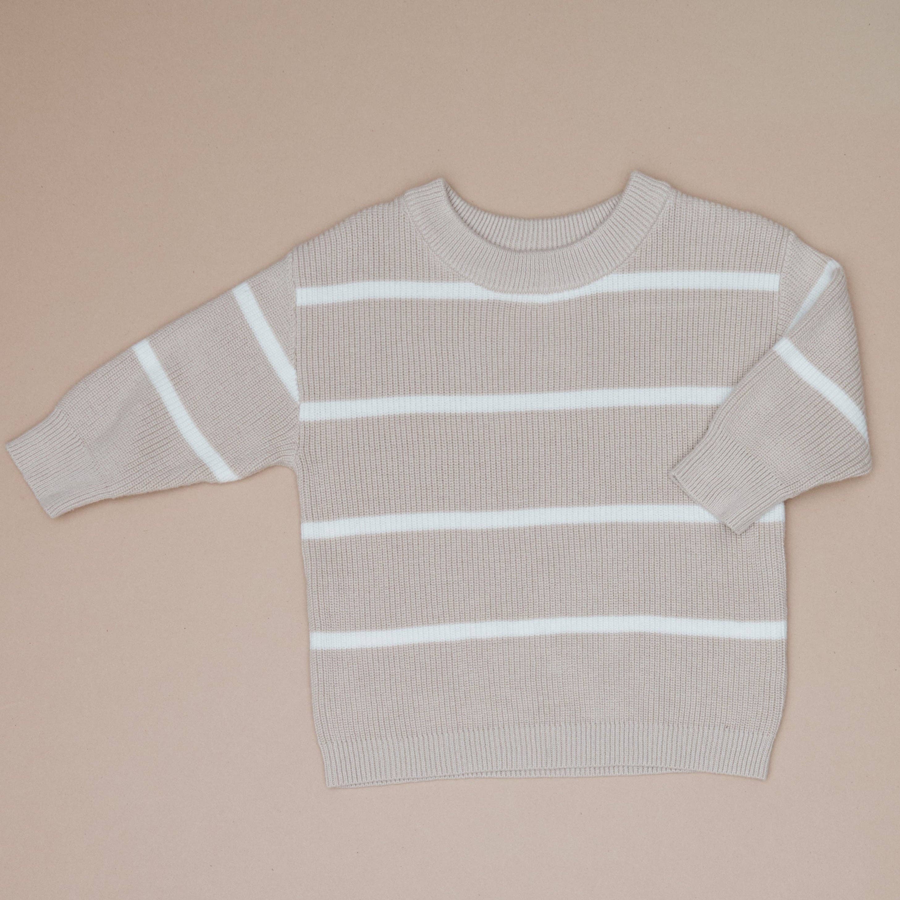 Pine Kids - Venta al por mayor Jersey de punto - Niños - Jersey de punto a rayas de avena3