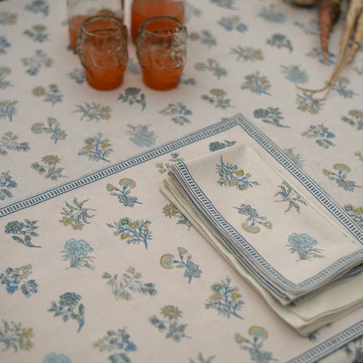 Asami Concept - Wholesale Tablecloth - Eco-Friendly Table Cloth - Toile Ivory2