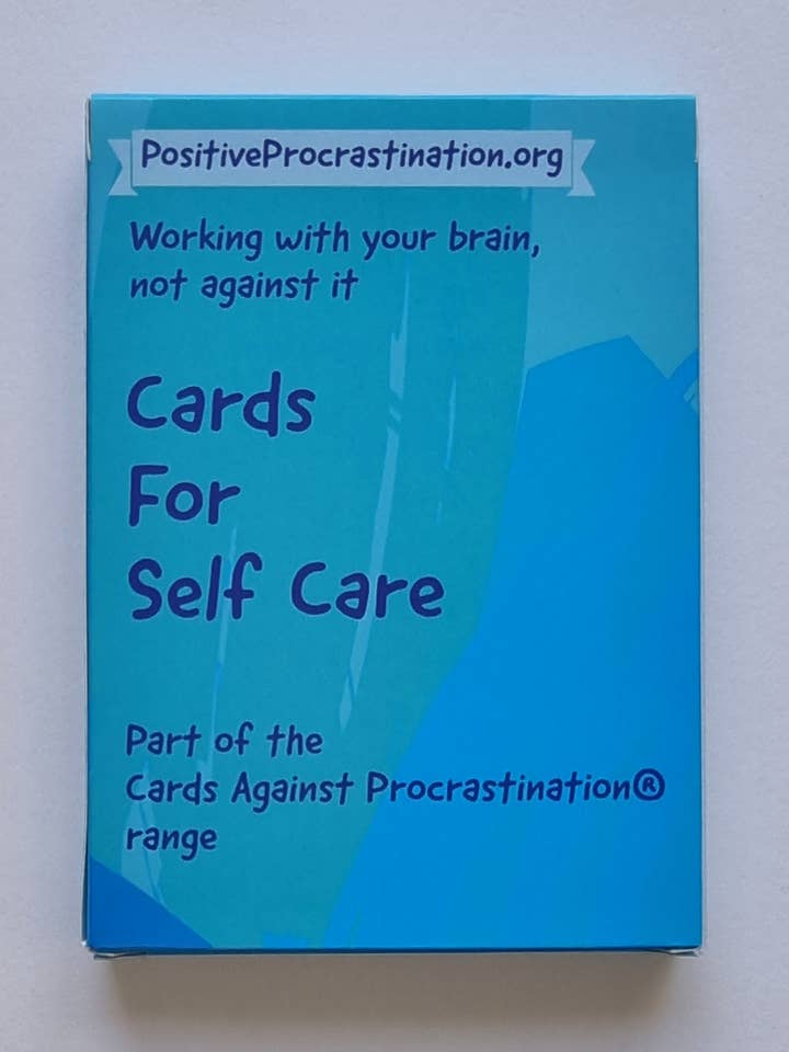 Cards for Self Care for wholesale by PositiveProcrastination.Org
