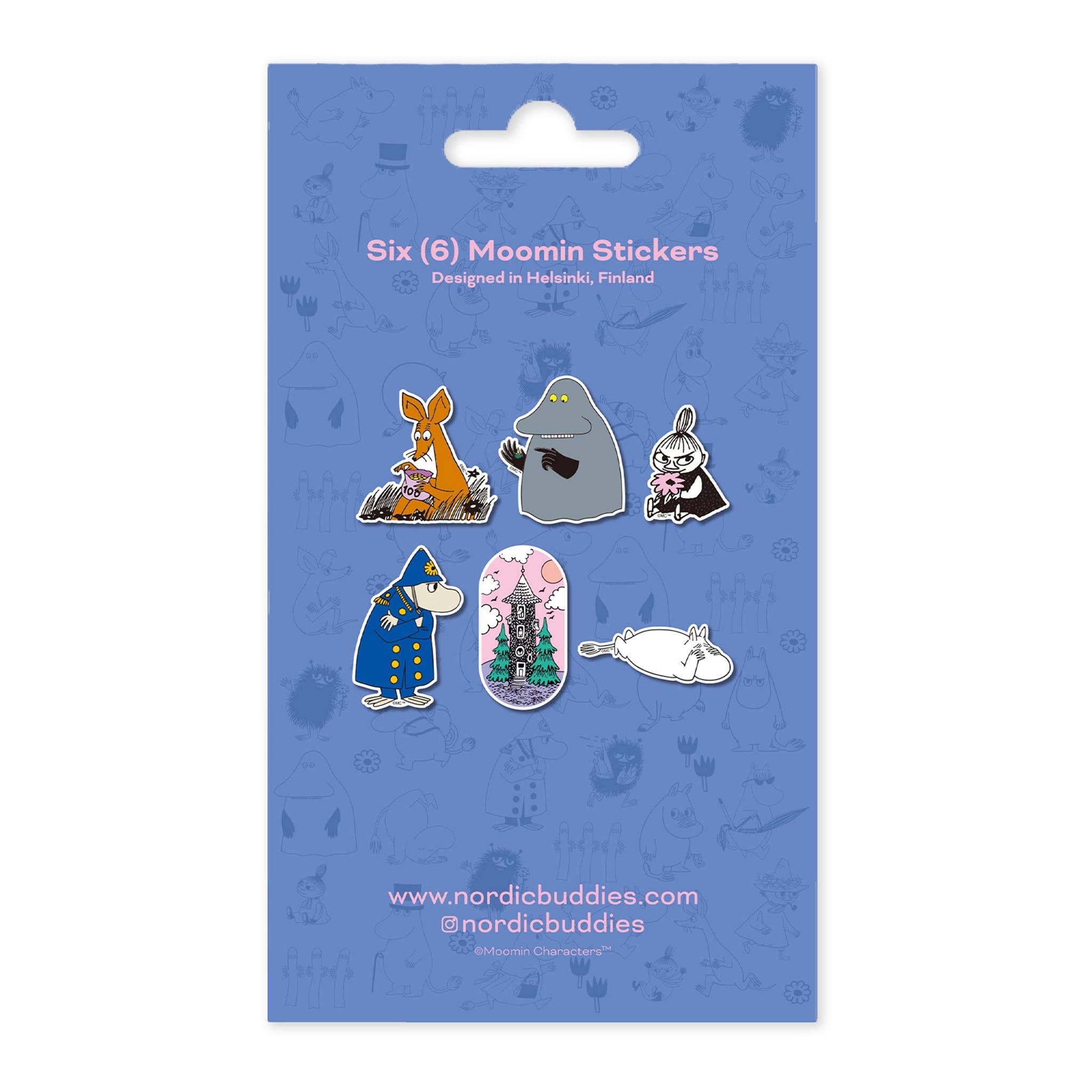 Nordicbuddies - Wholesale Sticker - Sticker Combo Moomin Life in the Valley (6pcs)1