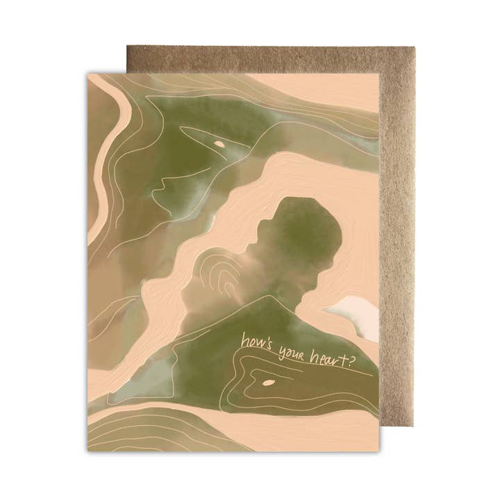 How's Your Heart? for wholesale by Maija Rebecca Hand Drawn