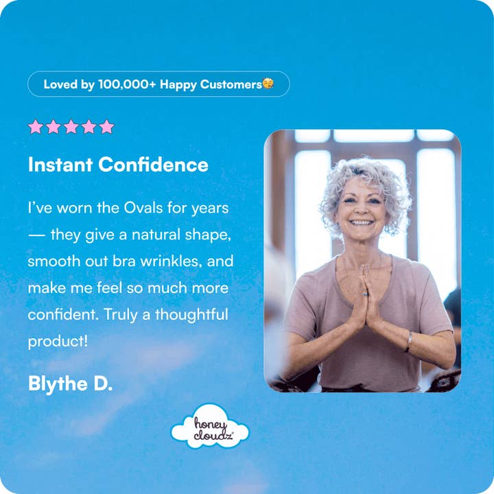 Honey Cloudz - Wholesale Bra Inserts - Women's - Oval Classic Bra Inserts8