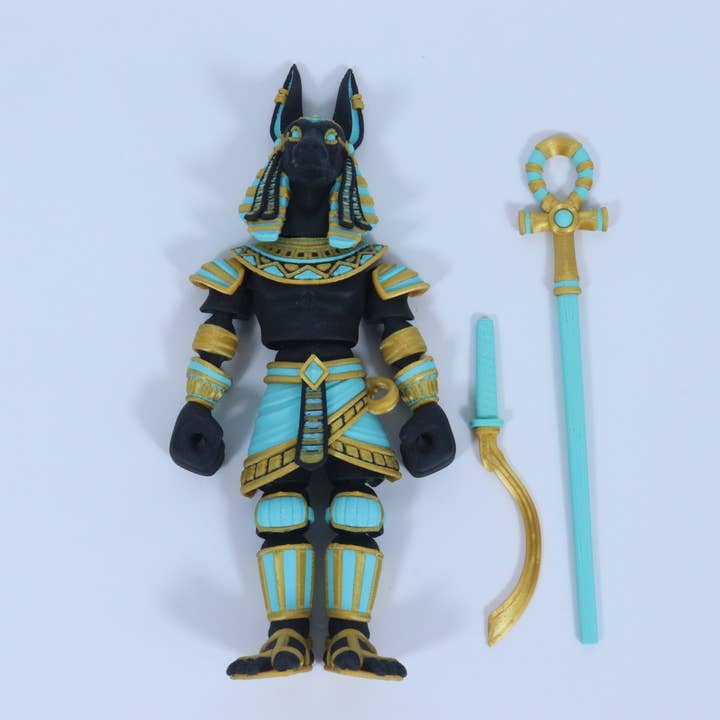 MrSpinner - Wholesale Fidget Toy - Kids - 3D-Printed Anubis Toy | Articulated Figurine – Made in USA4