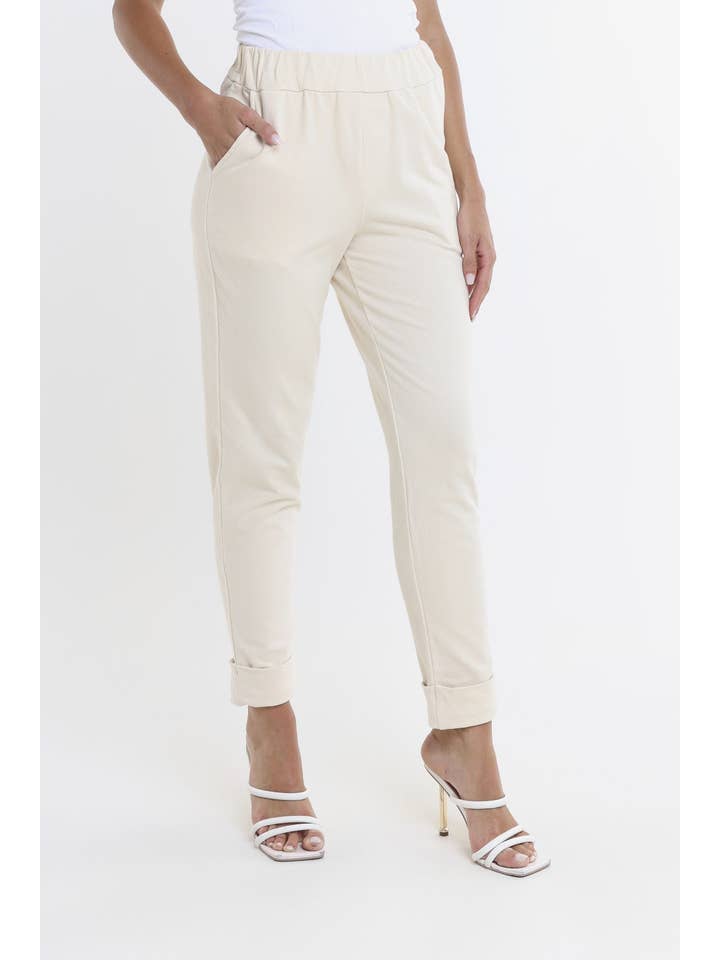 TINA Stephens Italy/Tees By Tina – Großhandel Hose – Damen – Tamara French Terry Jogginghose (PL193)