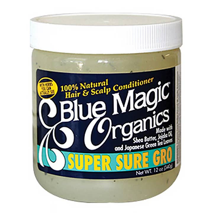 BLUE MAGIC Super Sure Gro hår- och hårbottenbalsam (12oz) för wholesale av Jamke & Co Inc