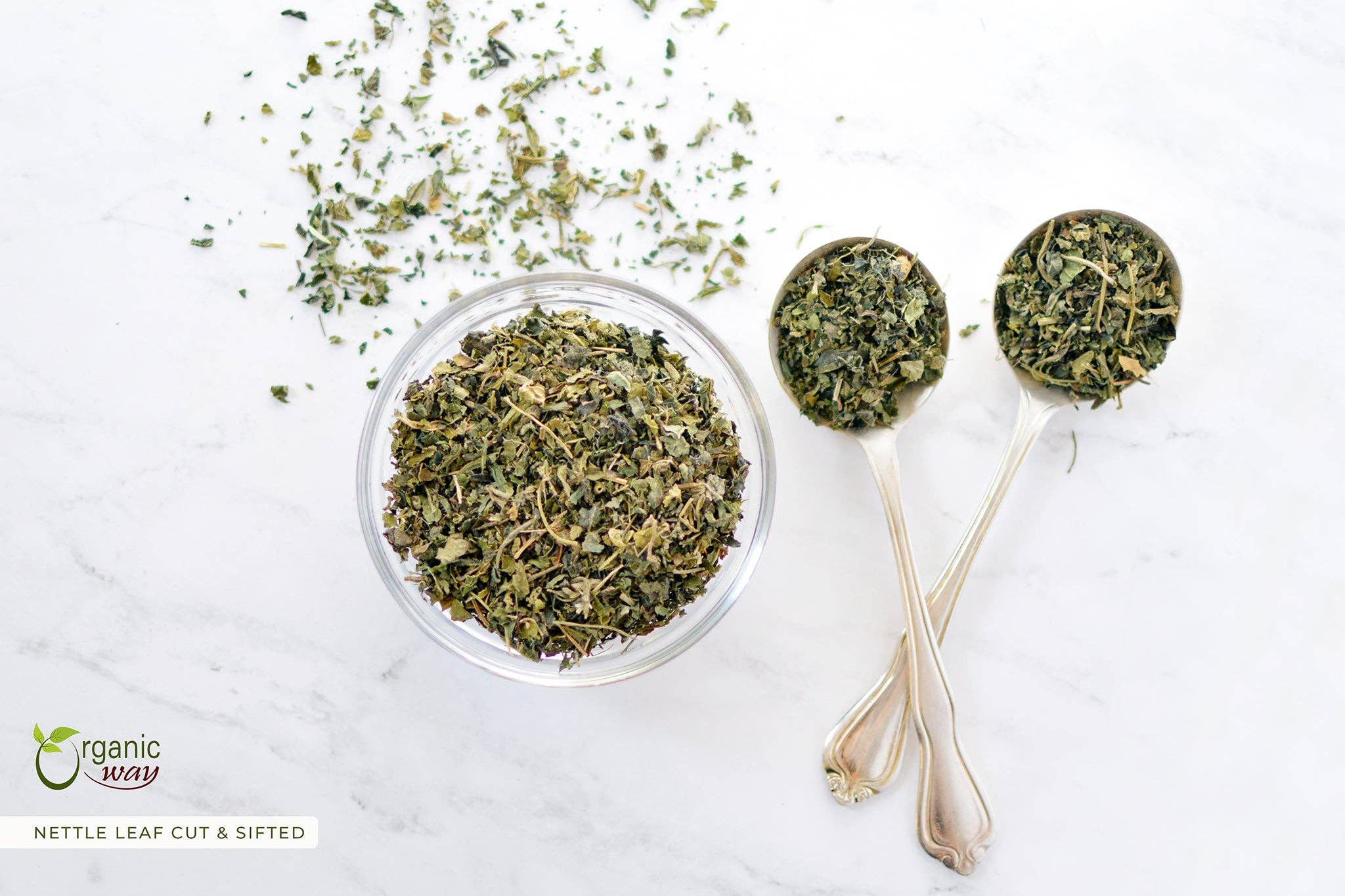 Organic Way LLC - Wholesale Loose Tea - Stinging Nettle Leaf Cut & Sifted (Urtica dioica) Herbal Tea - European Wild-Harvest | Kosher Certified | Vegan, Non GMO & Gluten Free | USDA Certified | Origin - Albania3