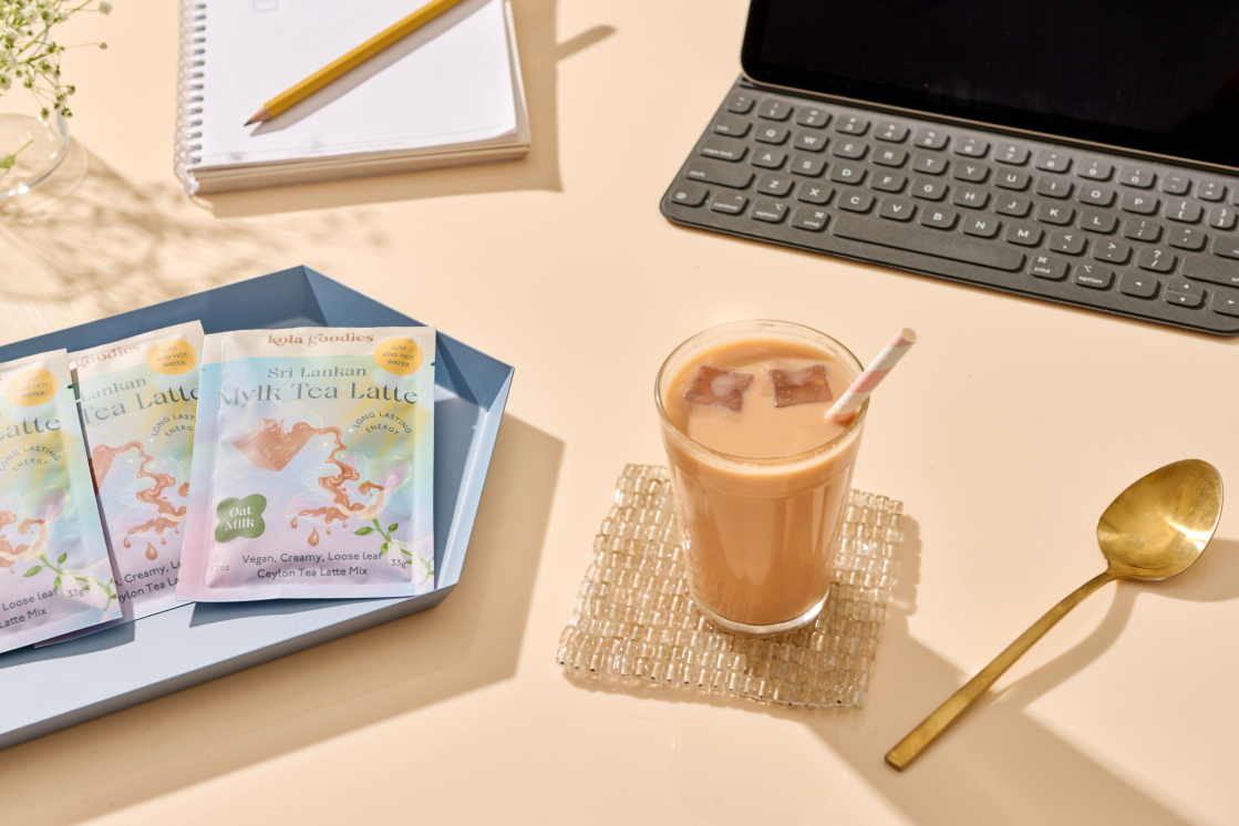 Lazy Girl Chai | Kola Goodies - Wholesale Loose Tea - Oat Mylk Tea Latte (5 Pack)5