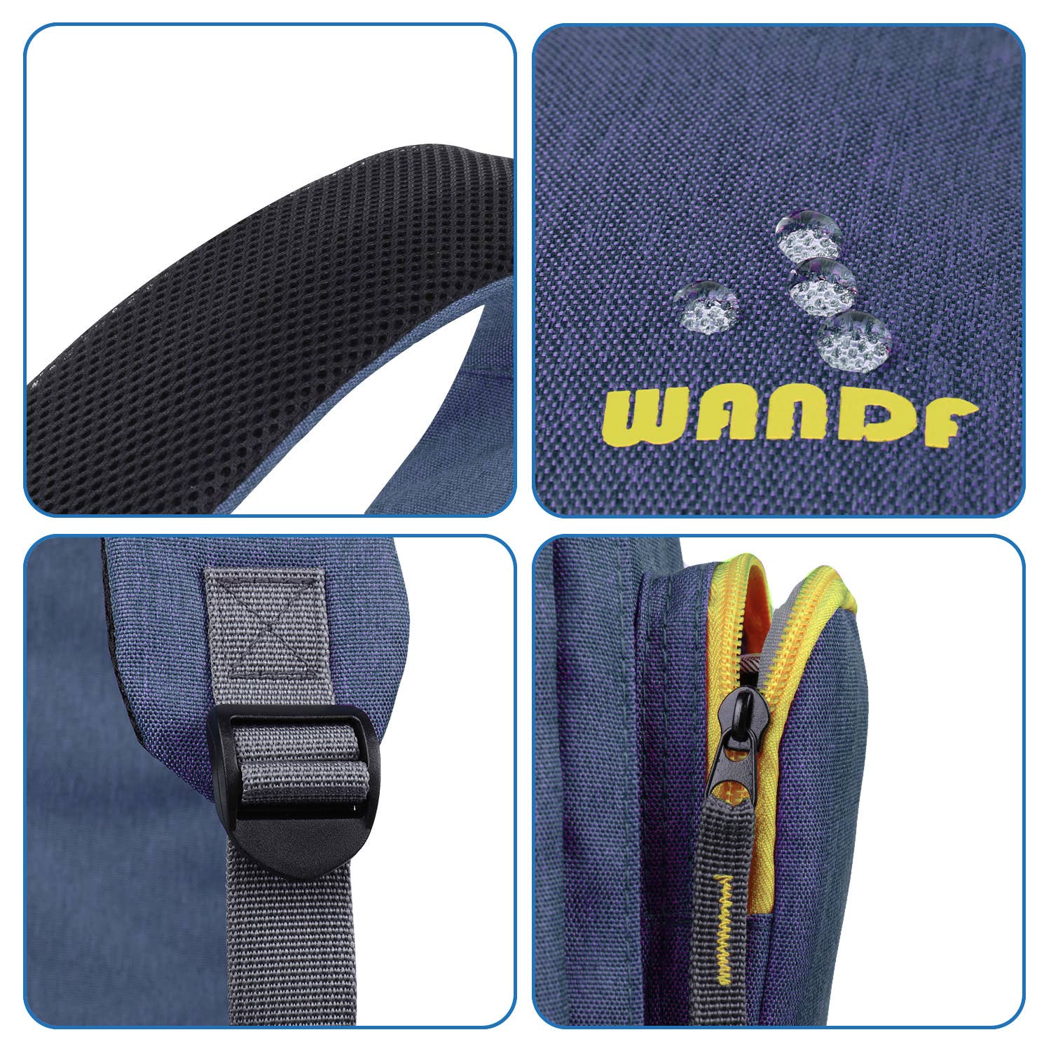 wandf - Wholesale Backpack - Unisex - WANDF Crossbody Sling Chest Bag Mens Travel Backpack15