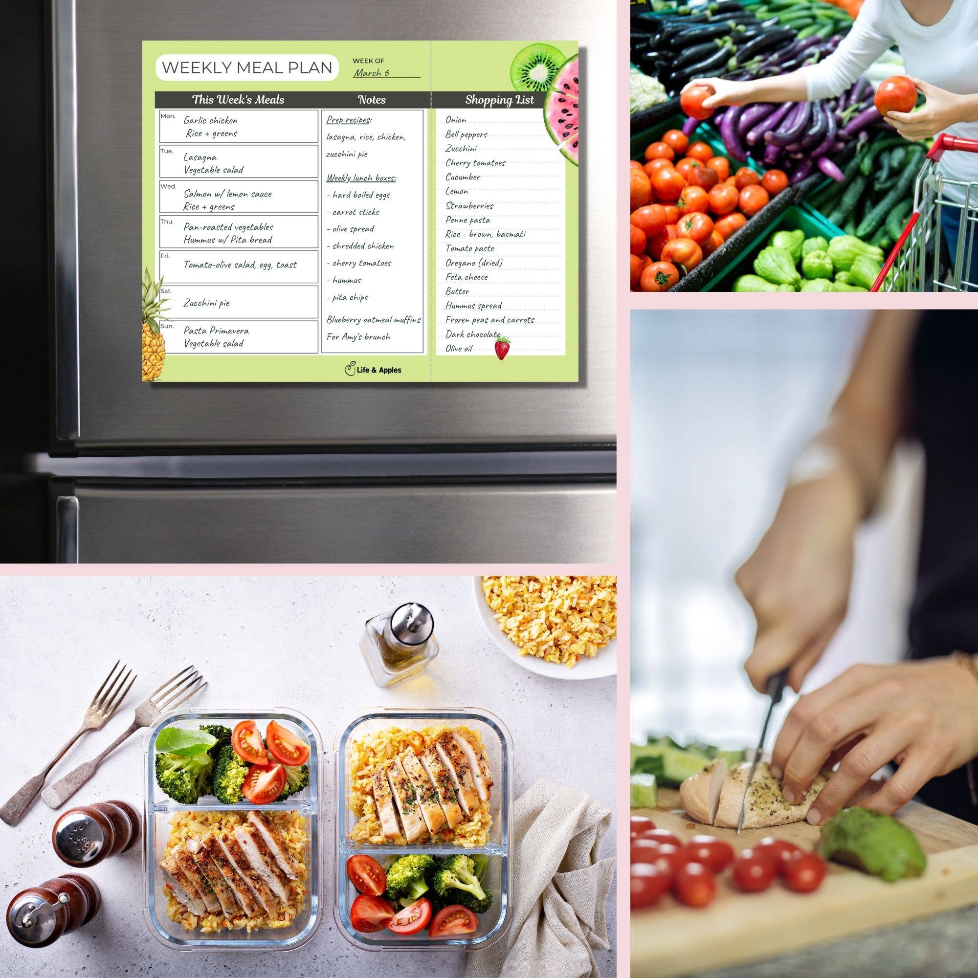 Life & Apples - Wholesale Planner - Meal Planning Pad3