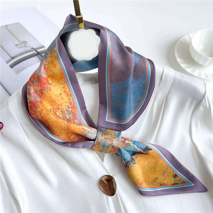 Winding River – wholesale Halsduk - Dam – Konstslinga Halsduk0