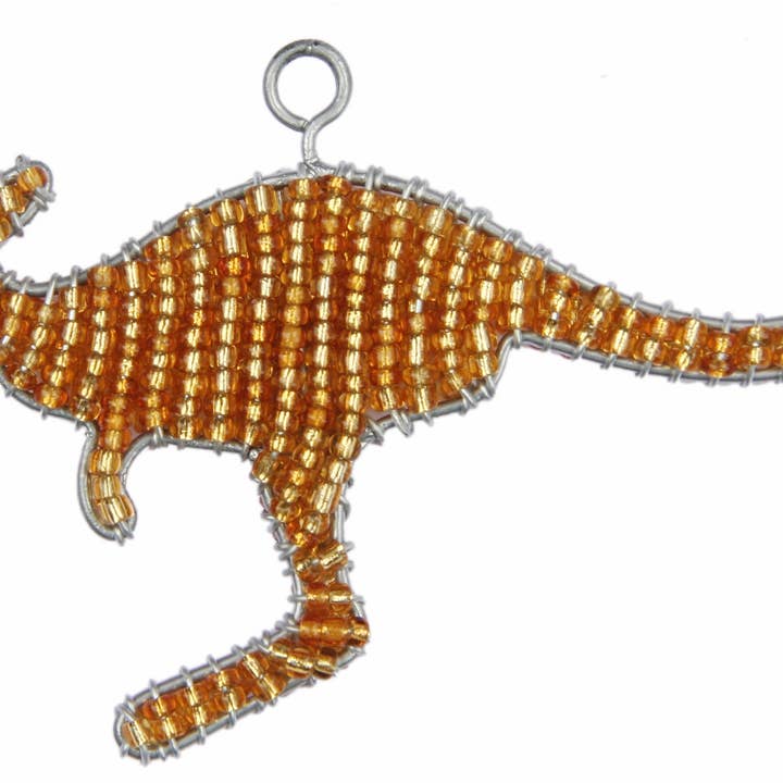 Conjunto de 6 porta-chaves canguru por atacado de Beadworx By Extol Accessories Ltd.