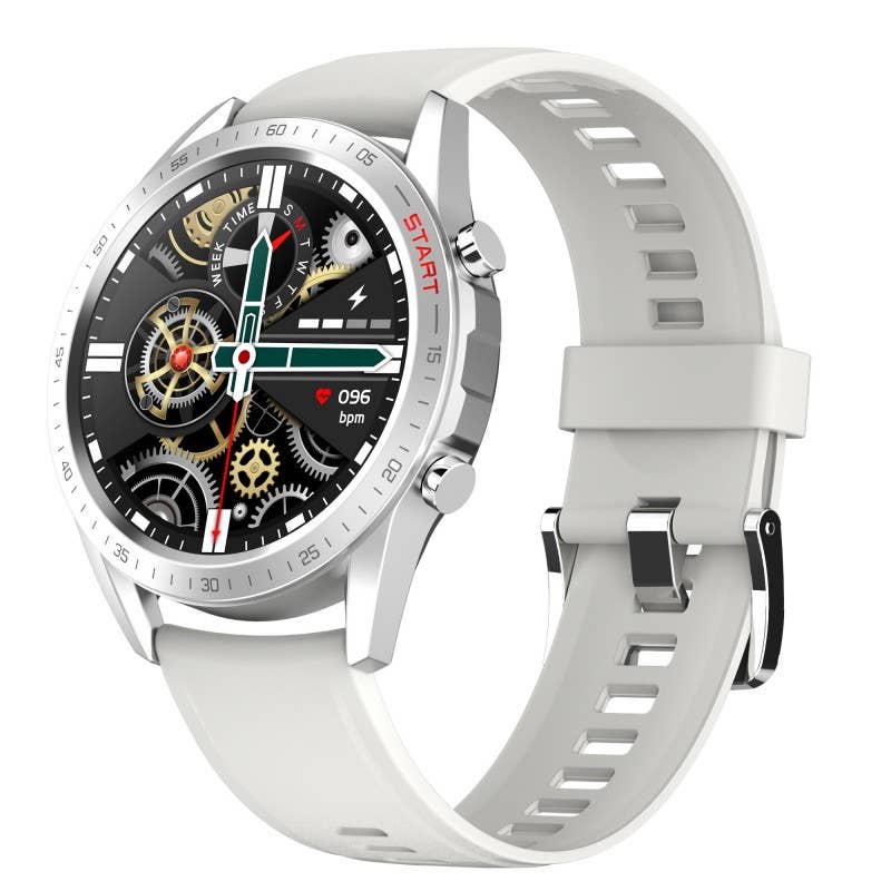 DCU TECNOLOGIC - Wholesale Wrist Watch - Men's - SMARTWATCH ELEGANCE 2 STRAPS WHITE/BLACK LEATHER2