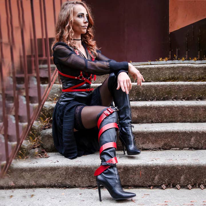 RIDL - Wholesale Belt - Women's - RIDL Adjustable Leather Body Harness for Women
