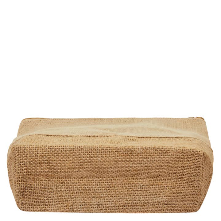 ecojutebags - Wholesale Pouch – Women’s - Juco Cosmetic Pouches – 16 Pack Burlap Travel Zipper Bags8