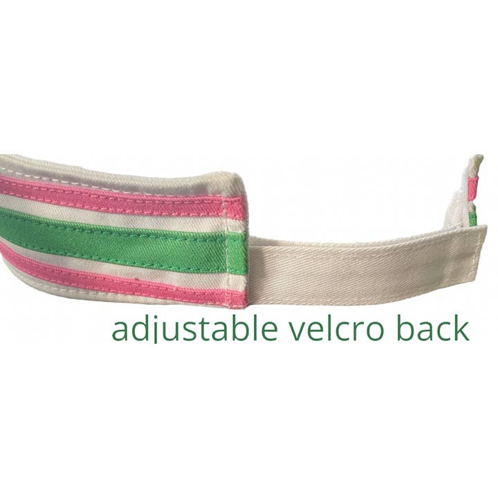 Runway Athletics - Wholesale Visor - Women's - Tennis Visor - White with Lime Love