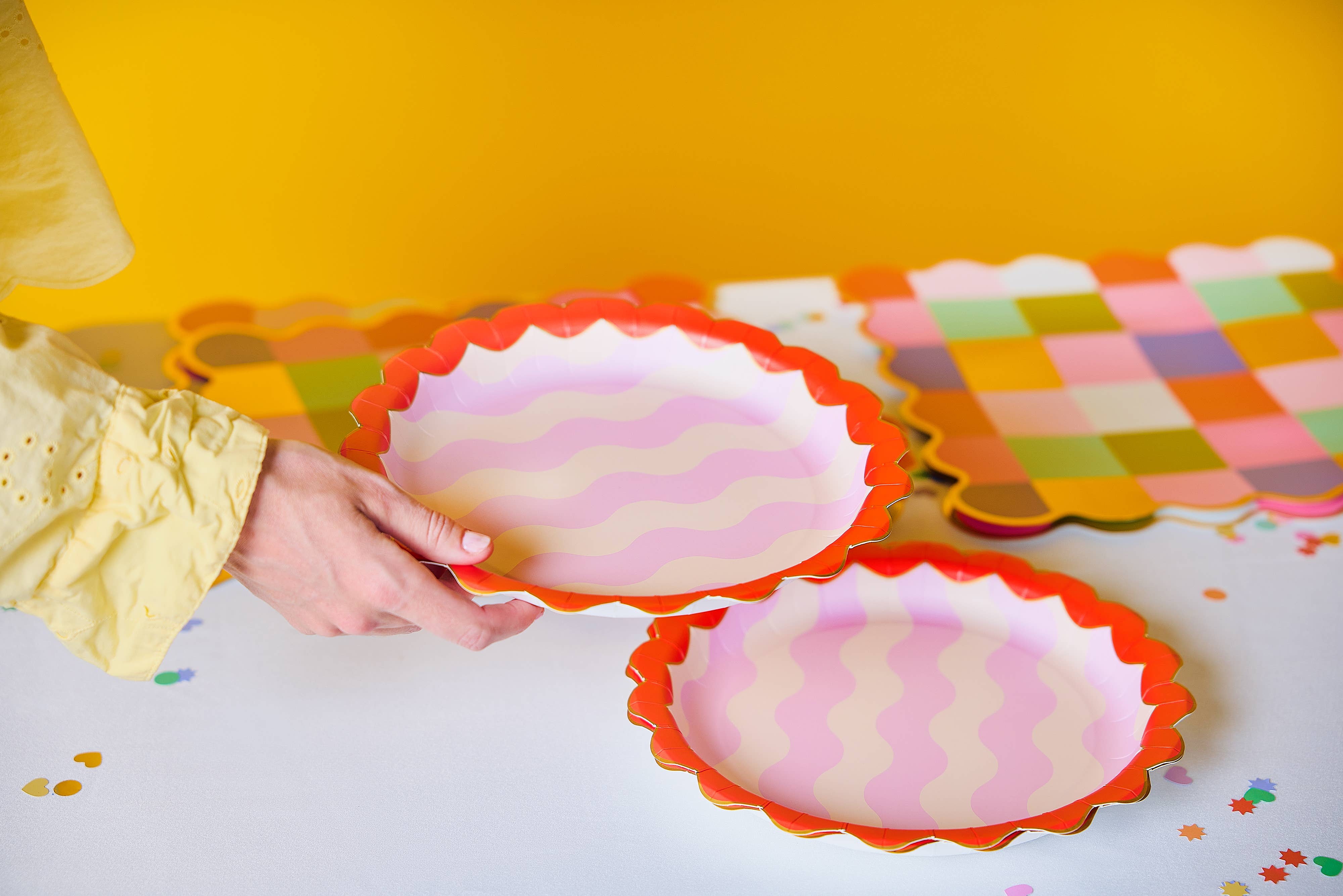 Packed Party - Wholesale Disposable plate - Birthday Wishes Dinner Plate Set3