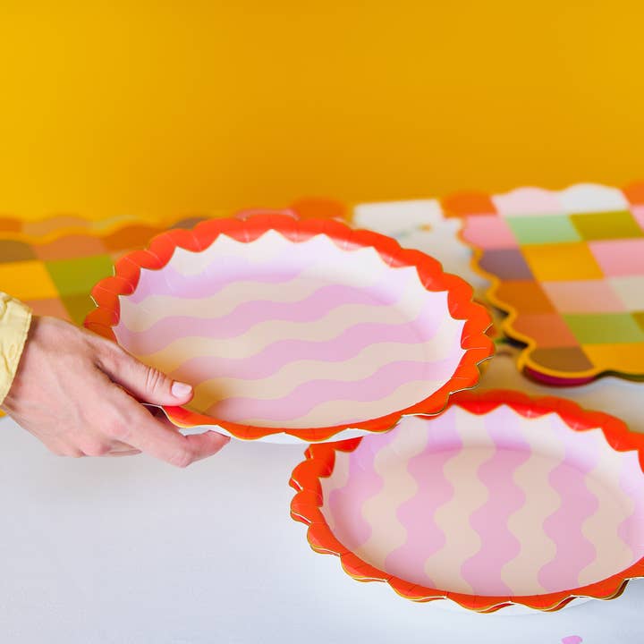 Packed Party - Wholesale Disposable Plate - Birthday Wishes Dinner Plate Set3