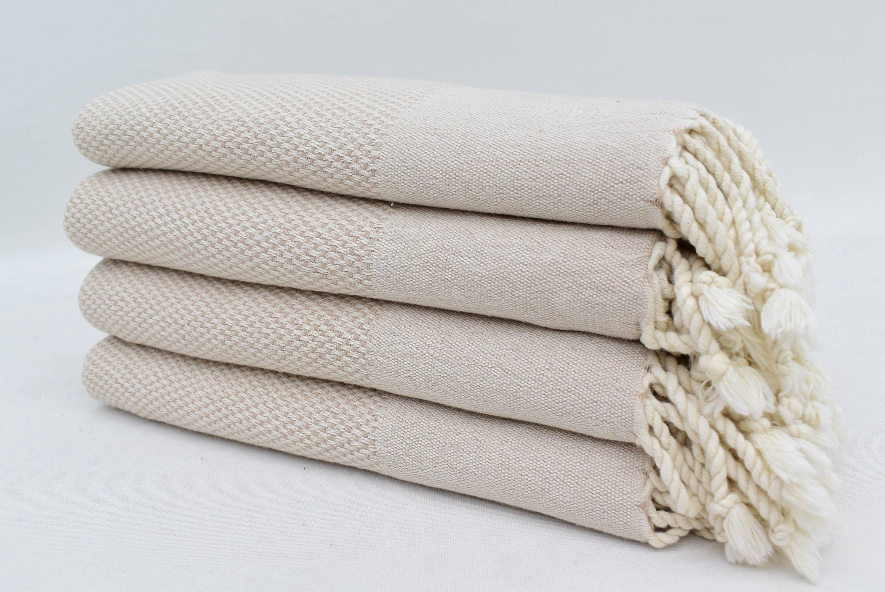 Organic Turkish Towels – wholesale Hand towel – Beige Hand Towel, Luxurious Turkish Tea Towel4