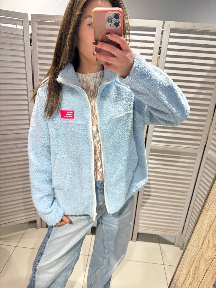 Chaqueta amplia de teddy para venta al por mayor de VICTORIA&ISAAC