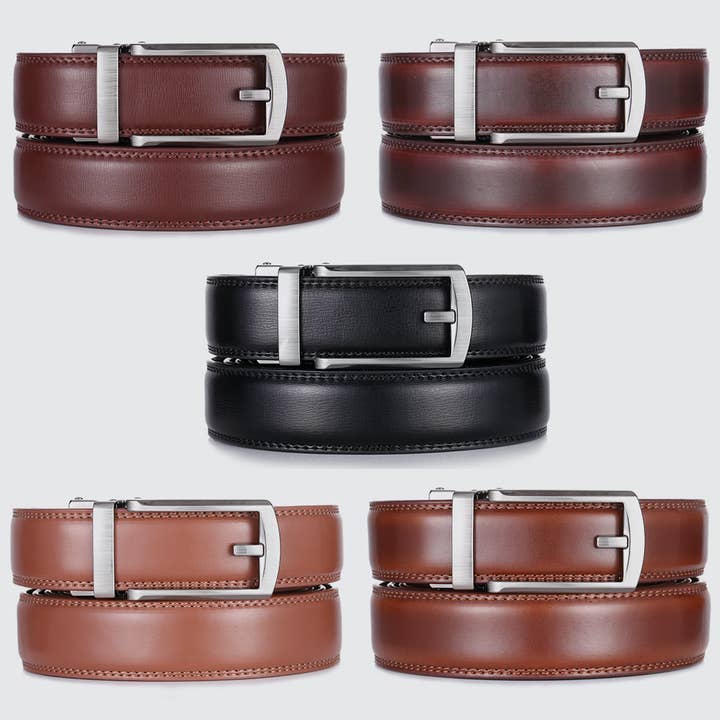 Bristle Leather Linxx Ratchet Belt for wholesale by Mio Marino