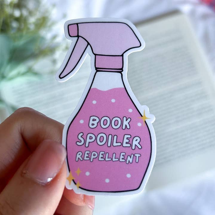 Buch-Spoiler-Abwehr-Aufkleber für den Großhandel von Heart & Spine Books