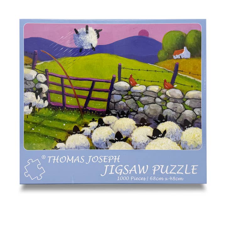 Ewe'll Go Far - Jigsaw 1,000 piece - 68cm x 48cm for wholesale by The Whimsical World of Thomas Joseph