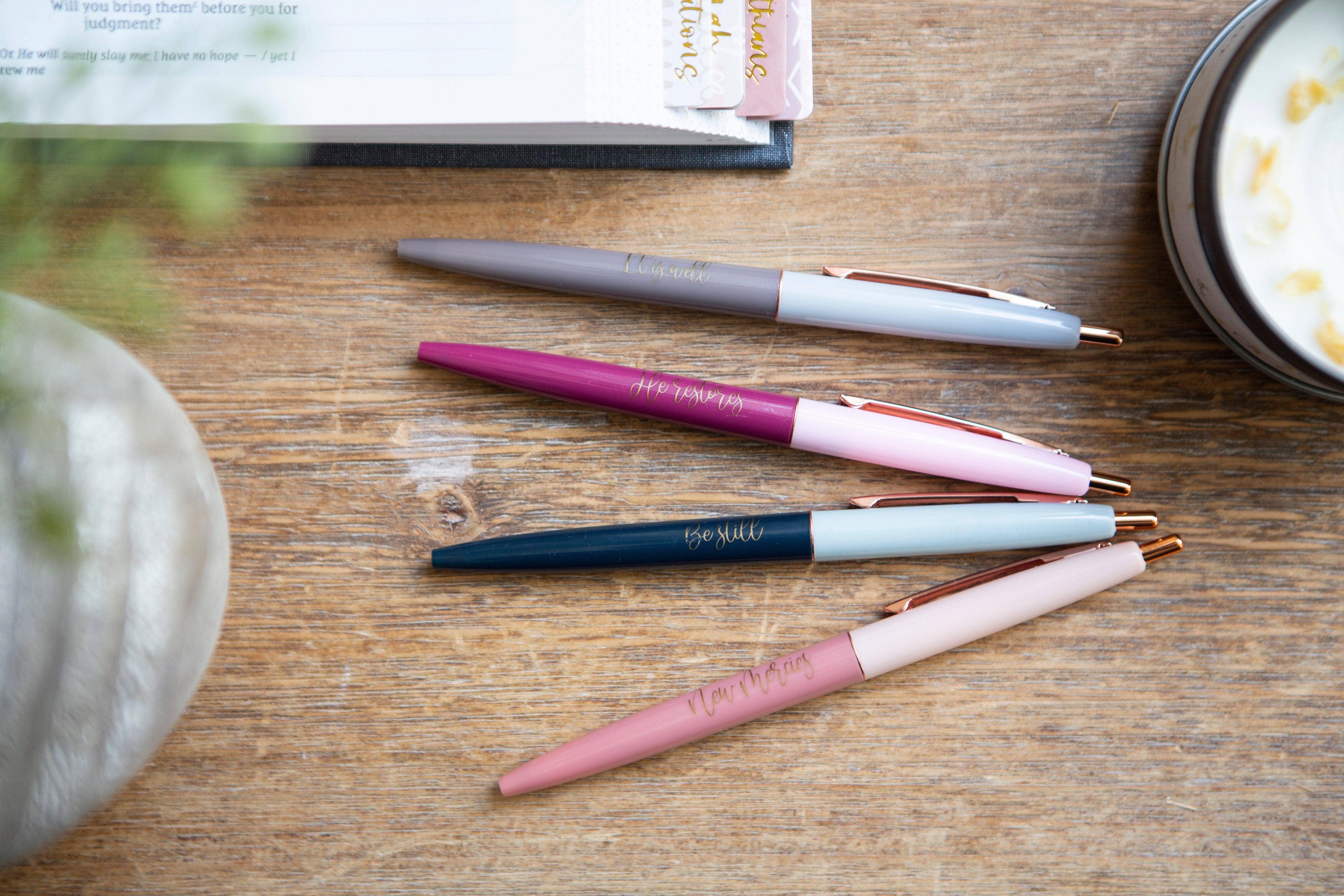 Chosen & Cherished - Wholesale Pen - Christian Pen Set | Be Still Pen | Church Pens4