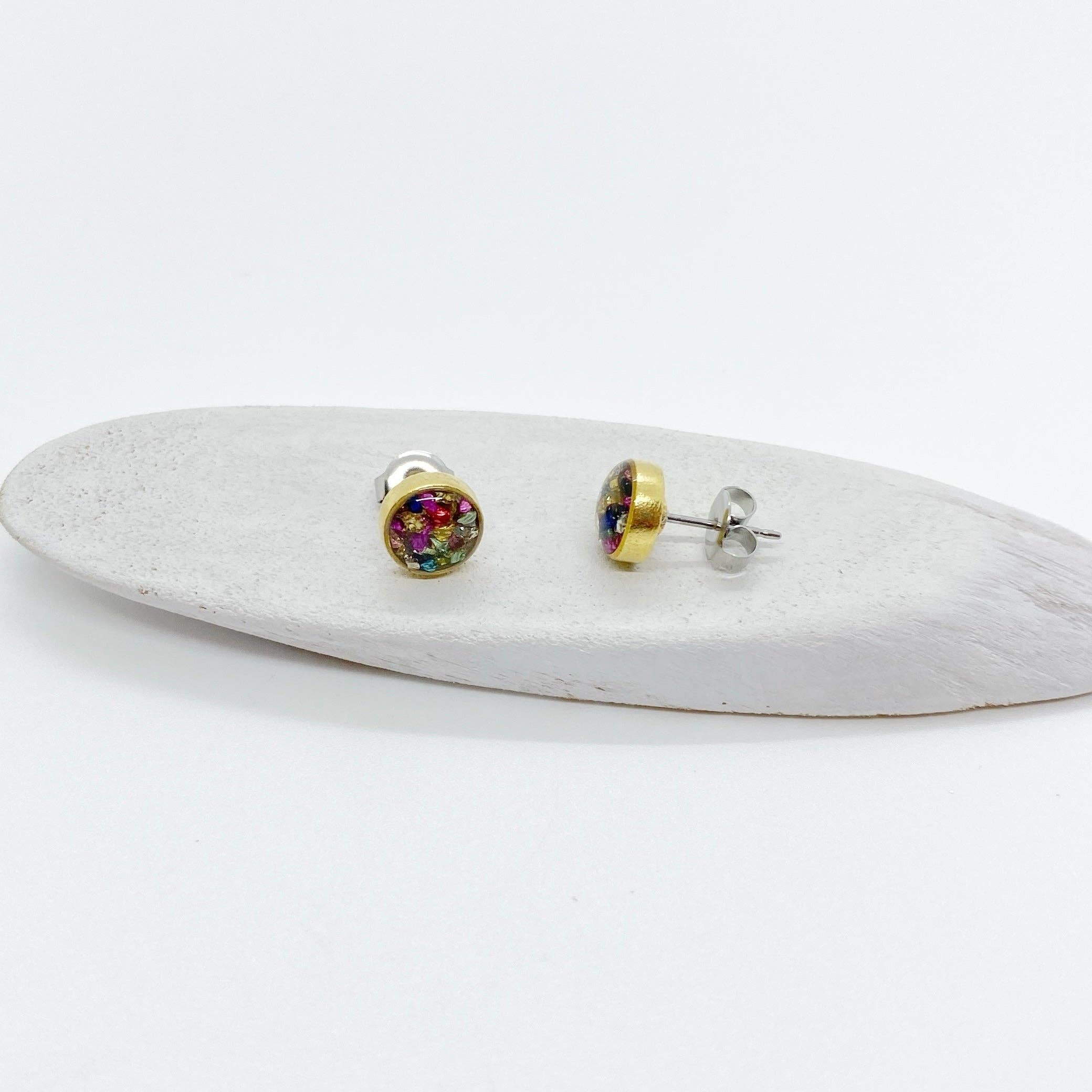 Jenica Jewelry - Wholesale Stud/Post Earrings - Small Multi Color Roxs Stud Earrings-Multiple Options2