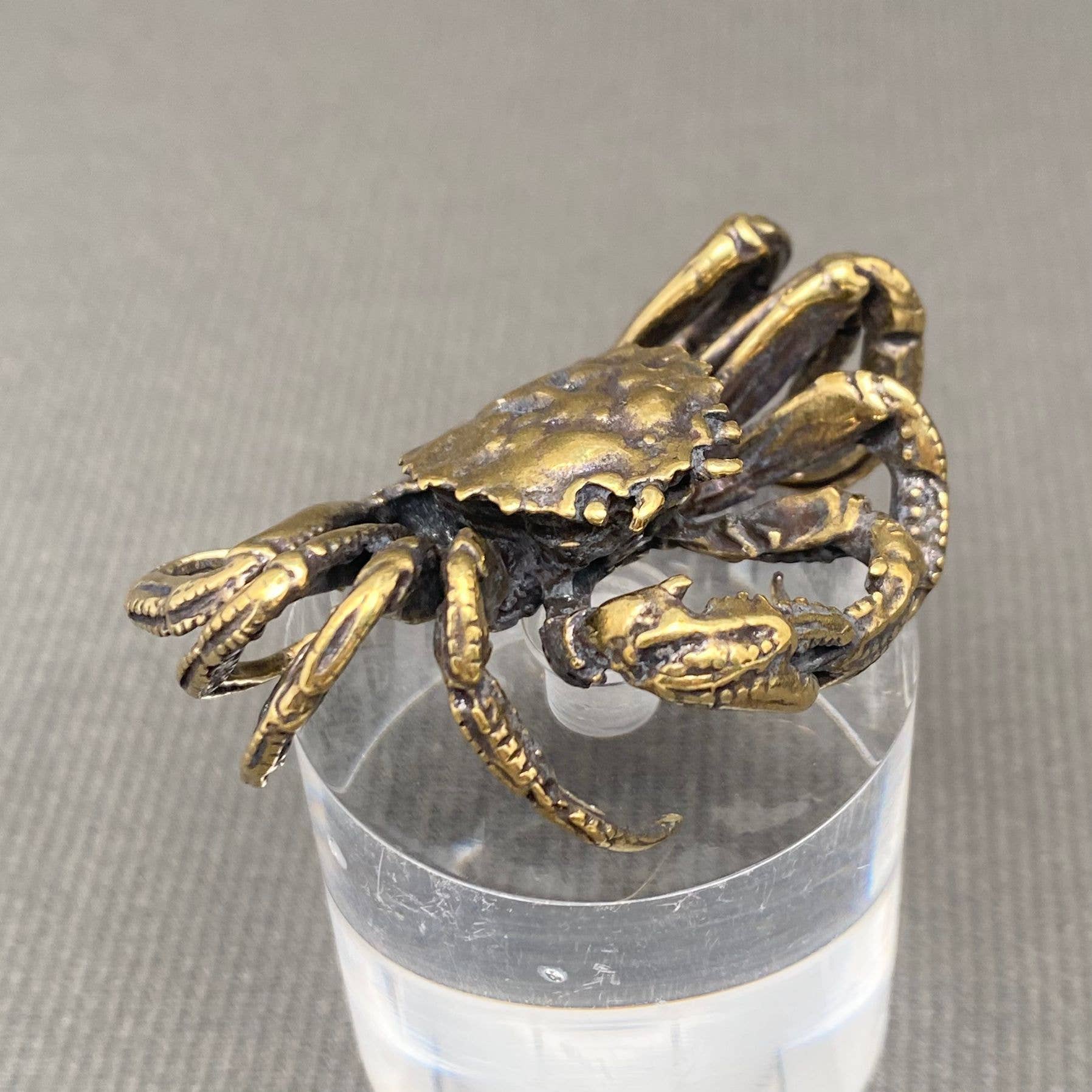 Mio Queena - Wholesale Decorative Figurine - Brass Hairy Crab Crafts Desktop Ornaments Decoration0