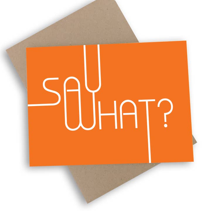 Was sagen? Glückwunsch Karte für den Großhandel von Cloud Cuckoo Design