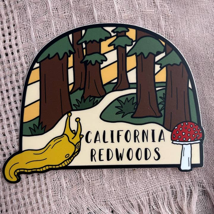 Coastal Haze Designs - Wholesale Sticker - California Redwoods Sticker