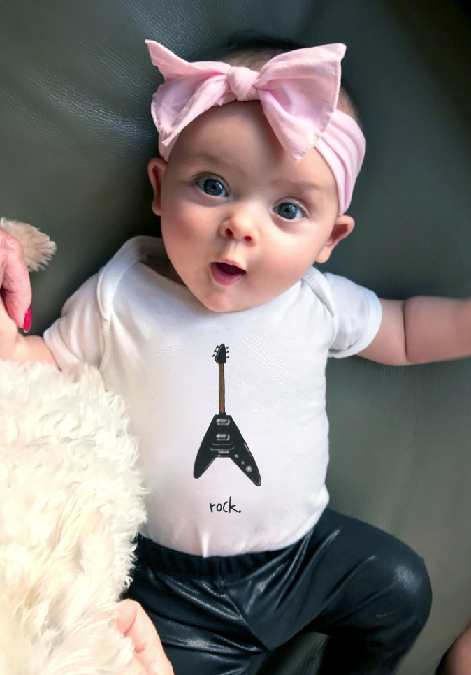 REMOVED BRAND - Wholesale Bodysuit (Non-Footed) - Baby - Rock Baby Bodysuit1