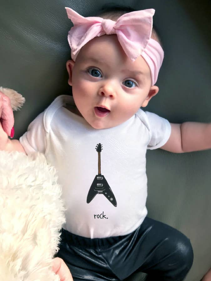 REMOVED BRAND - Wholesale Bodysuit (Non-Footed) - Baby - Rock Baby Bodysuit1