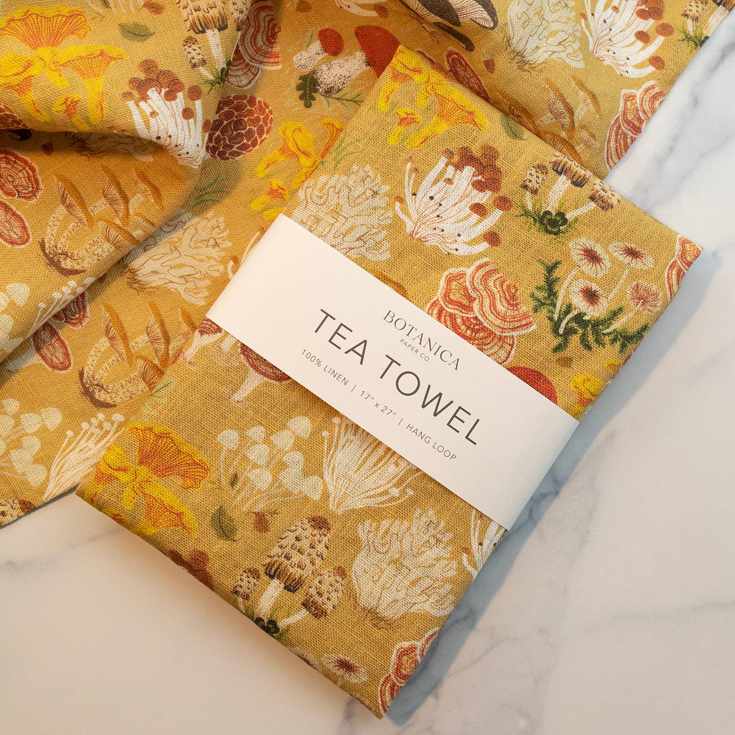 Botanica Paper Co. - Wholesale Tea Towel - MUSHROOMS | 100% LINEN TEA TOWEL2